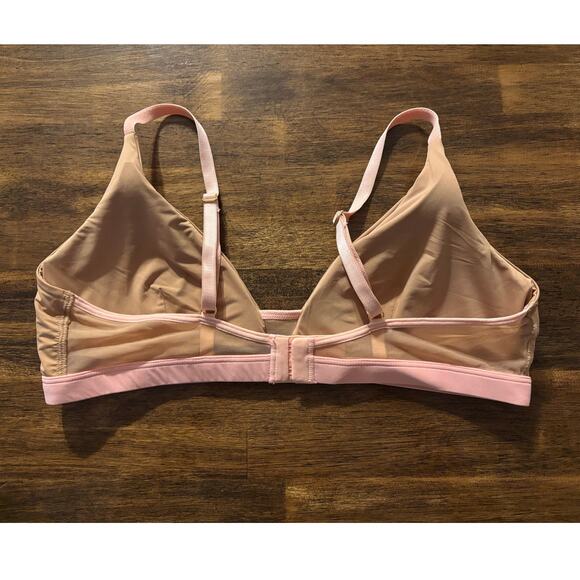 Pepper Size XL Bra Wireless Padded Triangle Bralette Adjustable Straps Plunge - Picture 2 of 10